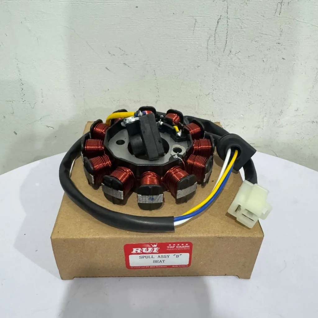GRADE B SPULL SPUL STATOR ASSY ALUMINIUM BEAT 110 KARBU LAMA KVY GRADE B