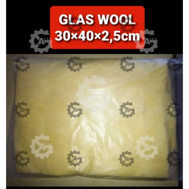 HRG PER 5 LBR GLASS WOOL GAS BUL GAS WOOL GLAS WOL KNALPOT KUNING UKURAN 30 CM X 40 CM X 2,5 CM