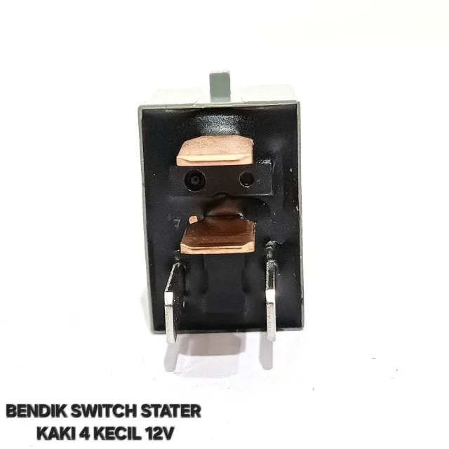 BENDIK RELAY SWITCH STATER STARTER BIRU KAKI 4 KAKI KECIL 12V DENSO