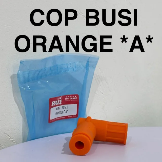 GRADE A TUTUP COP BUSI CANGKLONG BUSI WARNA ORANGE GEMUK TEBAL GRADE A