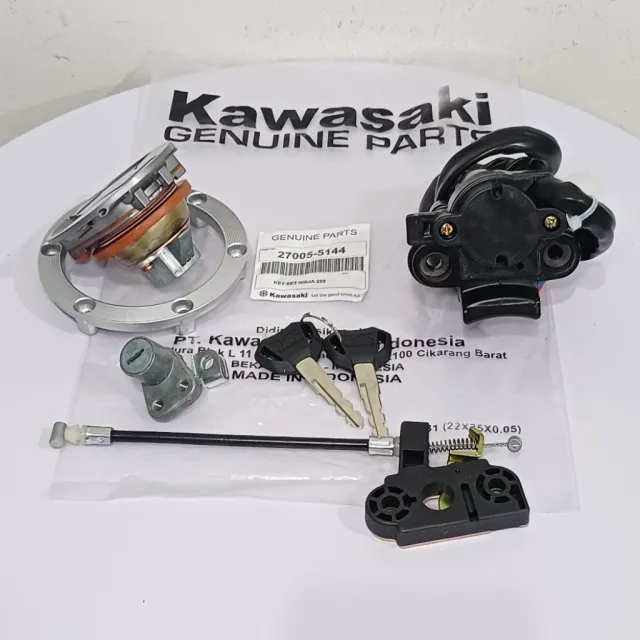 KUNCI KONTAK ASSY SET JOK TANGKI GRADE A NINJA 250 FI INJECTION KARBU 5144