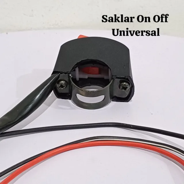 TOMBOL SAKLAR SWITCH UNIVERSAL ON OFF 3 KABEL