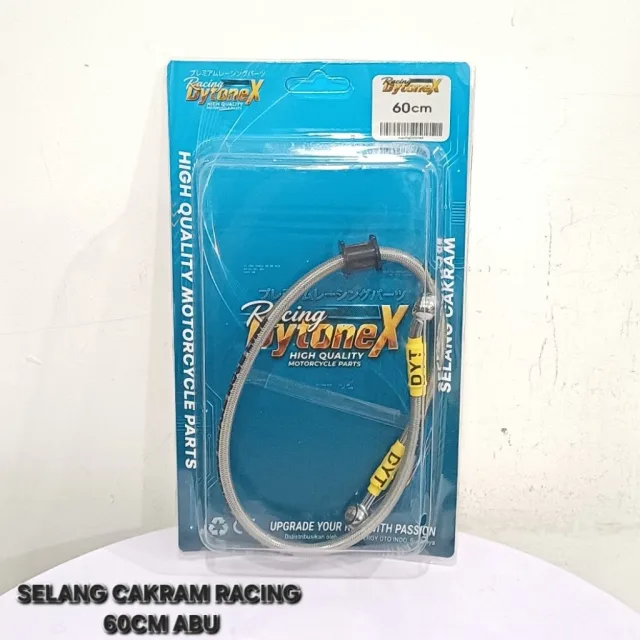 TALI KABEL SELANG REM CAKRAM RACING VARIASI 60 CM 60CM RACING ABU ABU