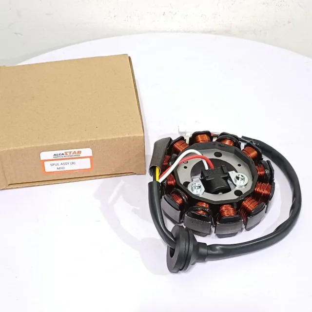 GRADE B SPULL SPUL STATOR ASSY ALUMINIUM MIO KARBU LAMA SPORTY 5TL GRADE B