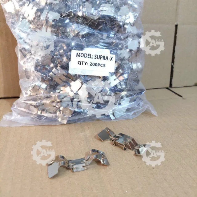 ISI 3 PC PLAT TAHANAN KAMPAS REM PLAT DISPAD SUPRA X STAINLESS PER 3 PC
