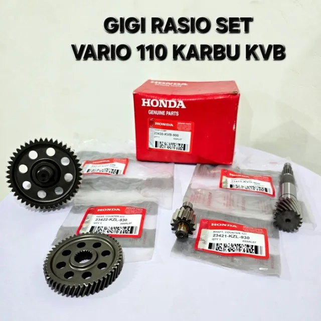 GIGI RASIO GARDAN SET VARIO 110 KARBU LAMA BEAT FI STATER KASAR KVB KZL J1L-1-13