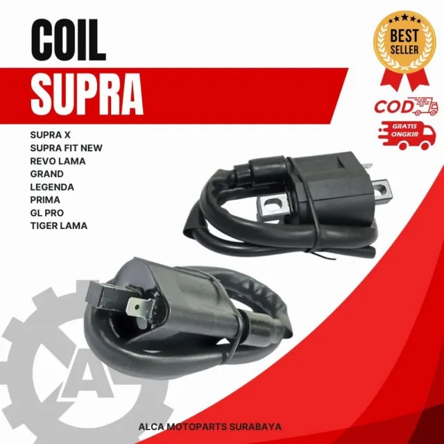 COIL MOTOR HONDA SUPRA 100 (SKUN GEPENG)