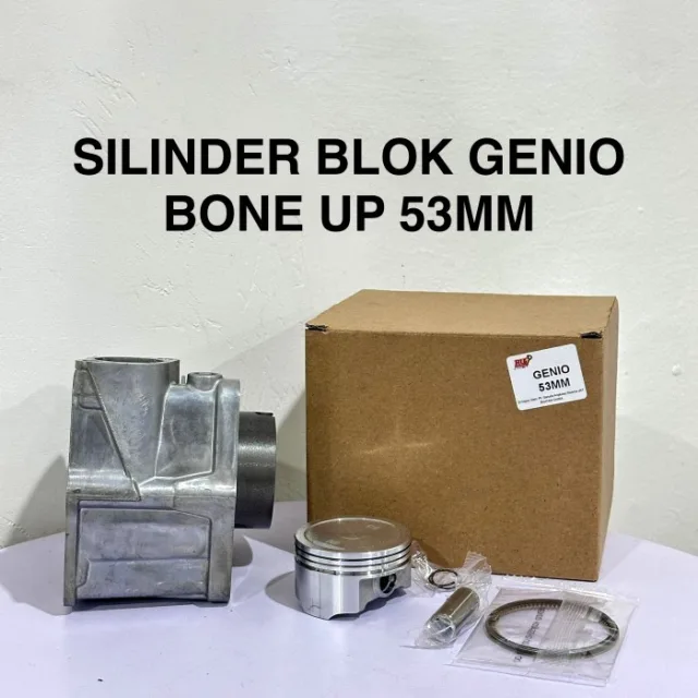 CYLINDER SILINDER BLOK SEHER BORING BORE UP GENIO 53 MM 53MM