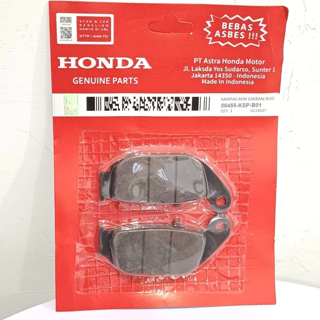 DISPAD KAMPAS REM CAKRAM BELAKANG MEGA PRO MEGAPRO NEW CBR 150 CB 150 SONIC BELAKANG KSP