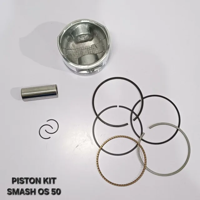 PISTON SEHER KIT SET RING PEN PISTON SMASH OLD OS 50 0.50 07H00