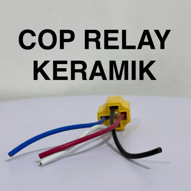 HRG PE 5 BIJI COP SOKET RELAY KERAMIK + KABEL TERMURAH