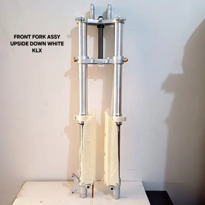 SILVER USD UP SIDE DOWN KLX 150 KLX150 TRAIL CROSS SILVER PUTIH