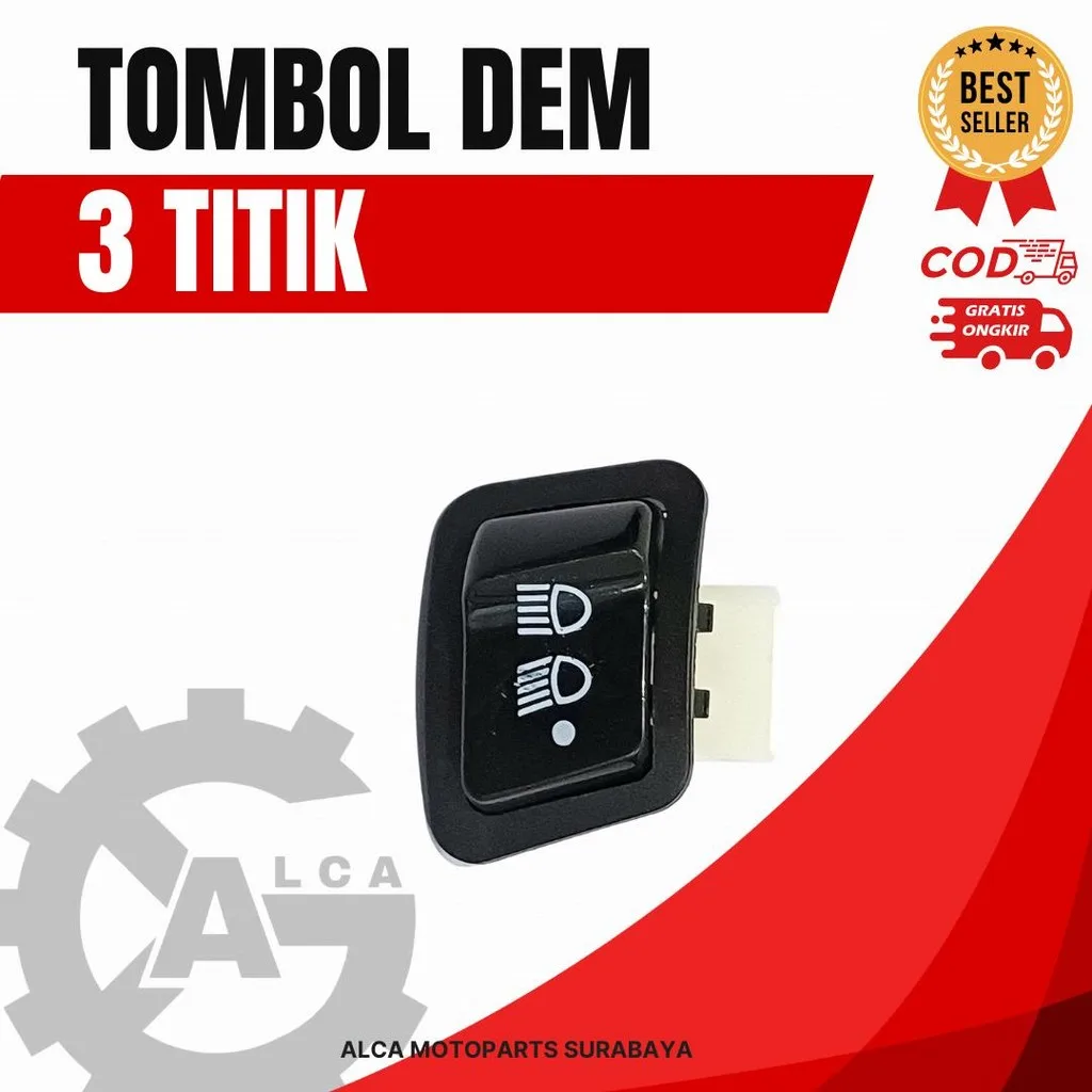 HRG PER 5 BIJI TOMBOL DEM DIM 3 TITIK