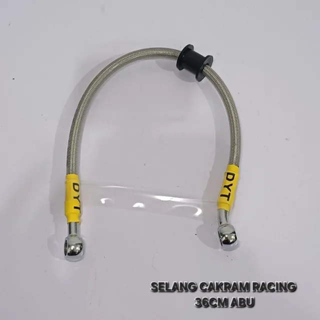 TALI KABEL SELANG REM CAKRAM RACING VARIASI 36 CM 36CM RACING ABU ABU