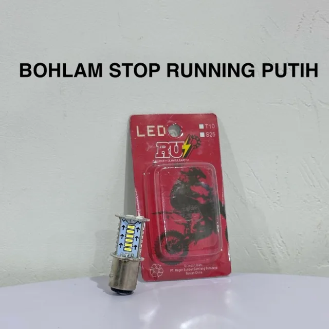 DOP LAMPU BOHLAM LED STOP REM LED 30 MATA RUNNING WARNA PUTIH