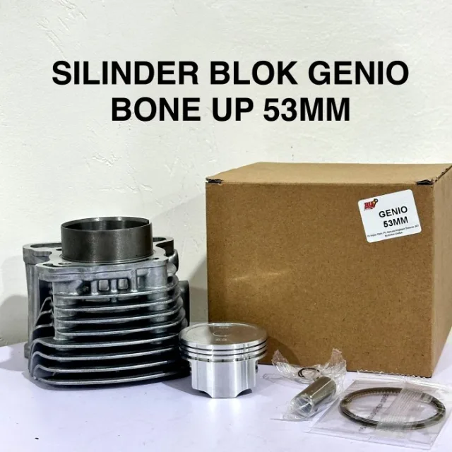 CYLINDER SILINDER BLOK SEHER BORING BORE UP GENIO 53 MM 53MM