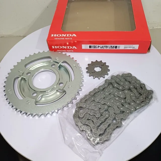 GEAR GIR GER PAKET SET DEPAN BELAKANG RANTAI GL PRO NEOTECH NEWTECH 46T 14T 428H 112 KEH