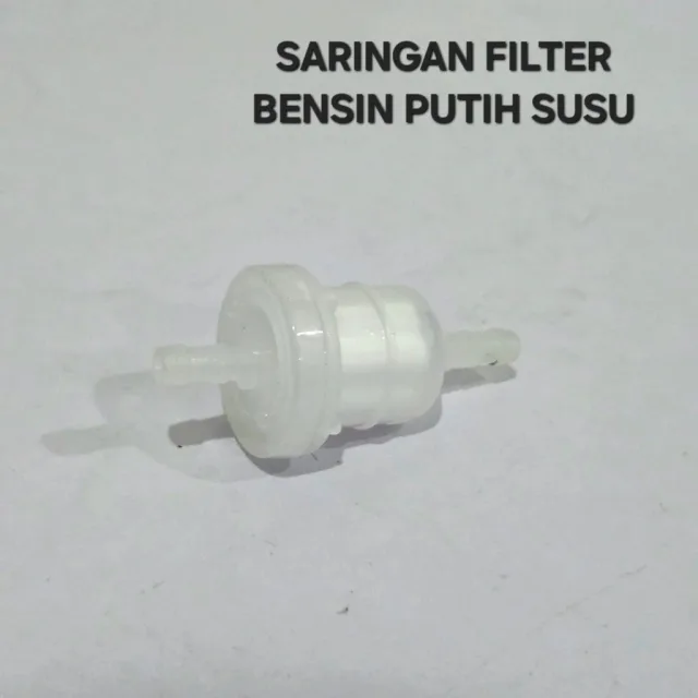 HRG PER 10 BIJI SARINGAN FILTER BENSIN MOTOR TERMURAH UNIVERSAL PUTIH SUSU