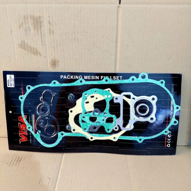 PACKING PAKING GASKET MESIN FULL SET FULLSET BEAT LAMA SCOOPY KARBU