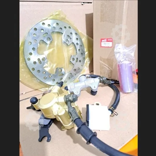 CAKRAM SET DISCBRAKE ASSY BELAKANG REAR VIXION LAMA / NEW / BYSON