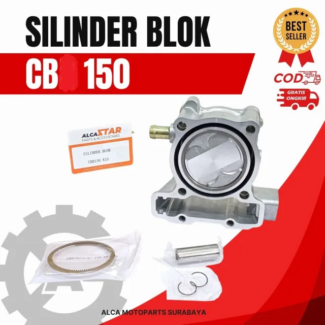 CYLINDER SILINDER BLOK SEHER ASSY CB 150 R LAMA CBR 150 CBR150 K15