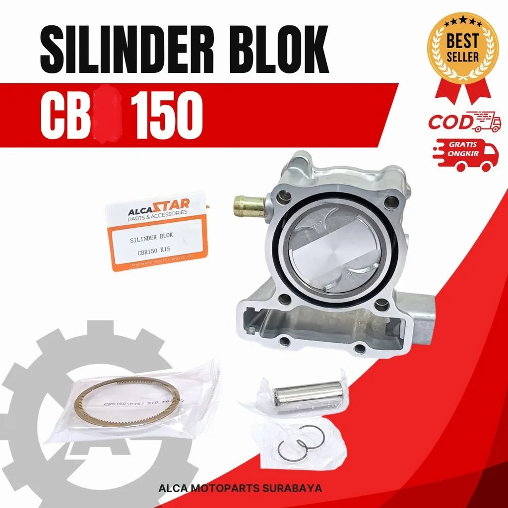 CYLINDER SILINDER BLOK SEHER ASSY CB 150 R LAMA CBR 150 CBR150 K15
