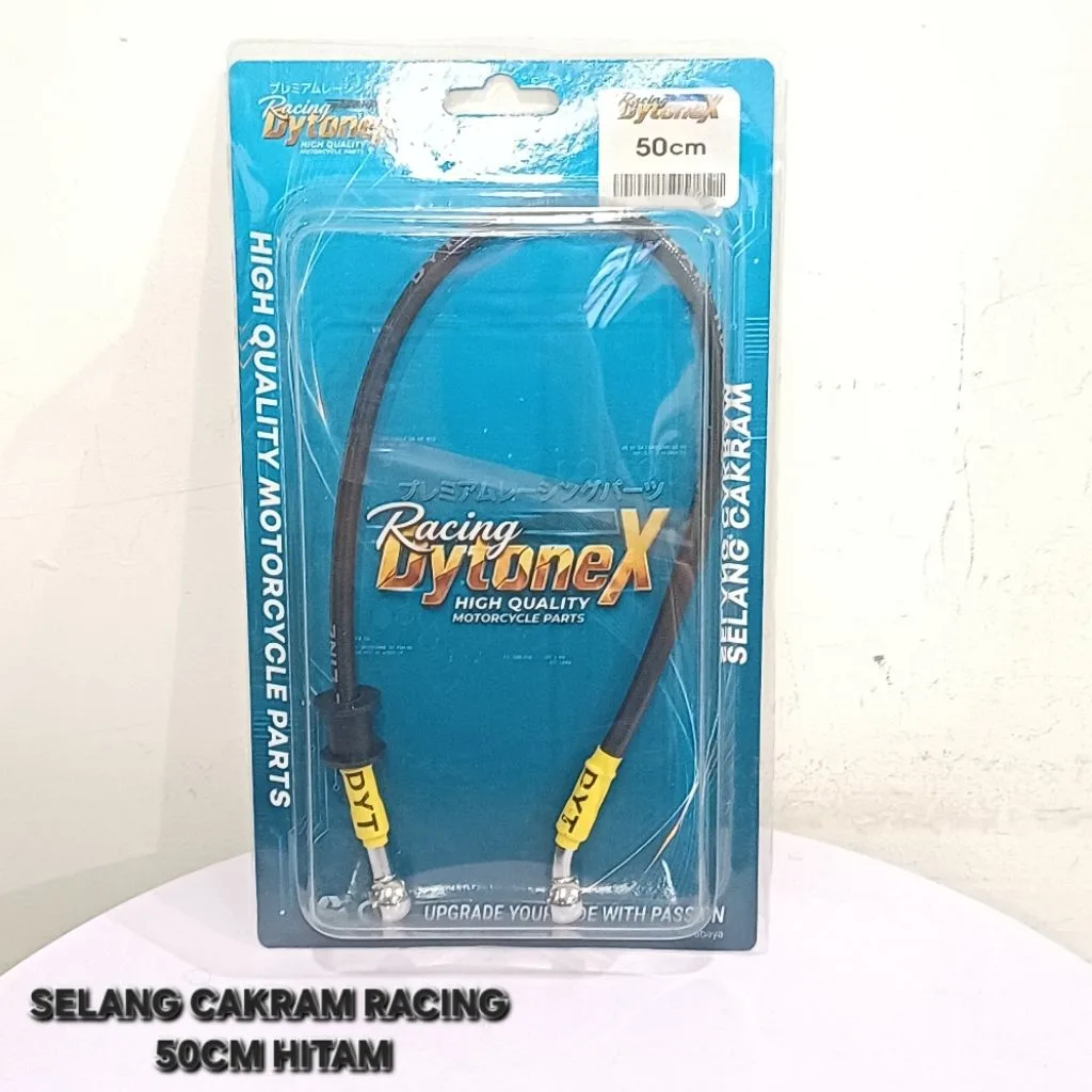 TALI KABEL SELANG REM CAKRAM RACING VARIASI 50 CM 50CM RACING HITAM