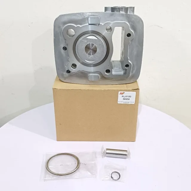 CYLINDER SILINDER BLOK SEHER ASSY SET PISTON KIT KLX 150 58 MM 58MM