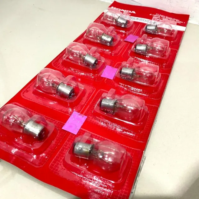 ISI 10 PC BOHLAM STOP BOLAM LAMPU DOP STOP DOUBLE 12V GB6