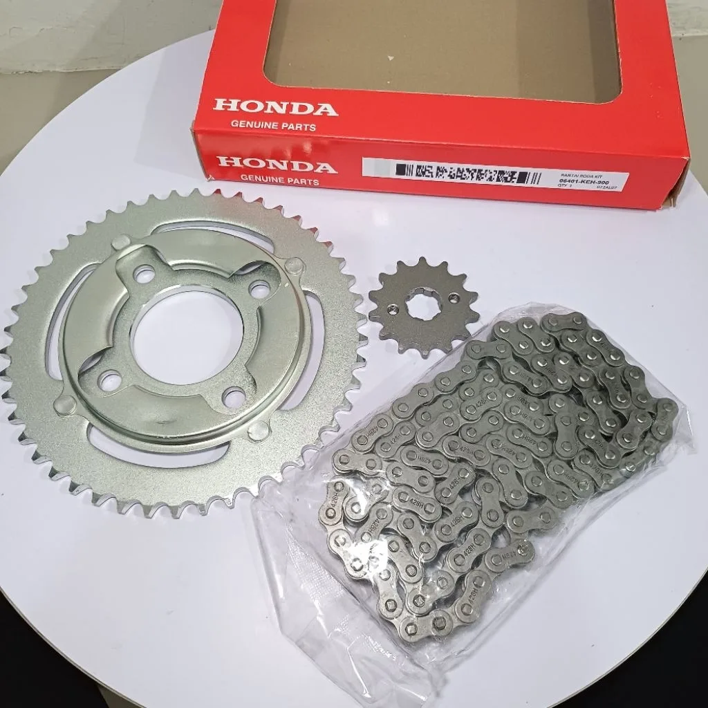 GEAR GIR GER PAKET SET DEPAN BELAKANG RANTAI GL PRO NEOTECH NEWTECH 46T 14T 428H 112 KEH