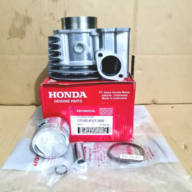 CYLINDER SILINDER BLOK SEHER SET PISTON KIT BEAT LAMA SCOOPY SPACY KARBU KVY J1L-2-06