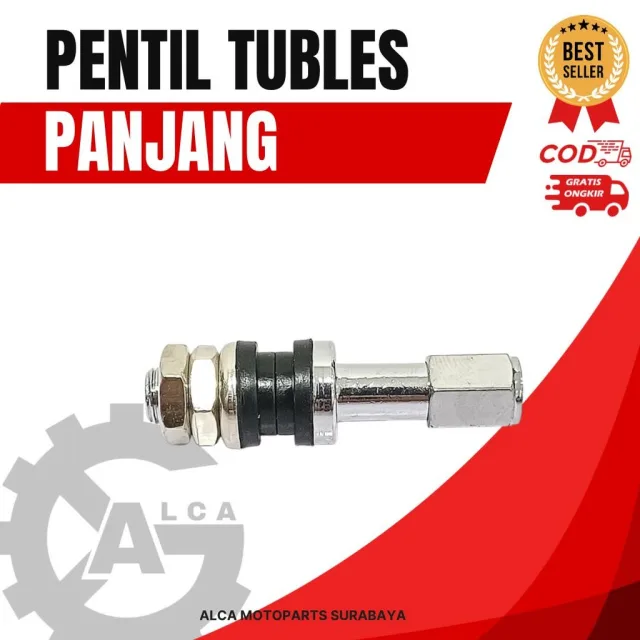 HRG PER 4 BIJI PENTIL BAN TUBELESS TUBLES MOTOR TERMURAH PANJANG PENDEK