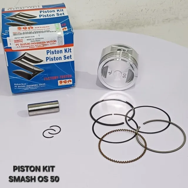 PISTON SEHER KIT SET RING PEN PISTON SMASH OLD OS 50 0.50 07H00