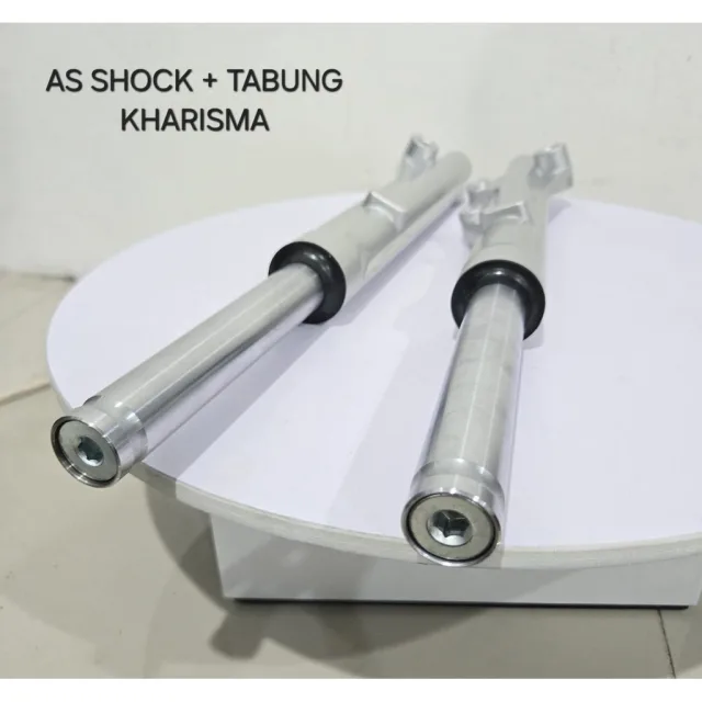 AS SHOCK SKOK DEPAN PLUS TABUNG KHARISMA / SUPRA X125 SILVER