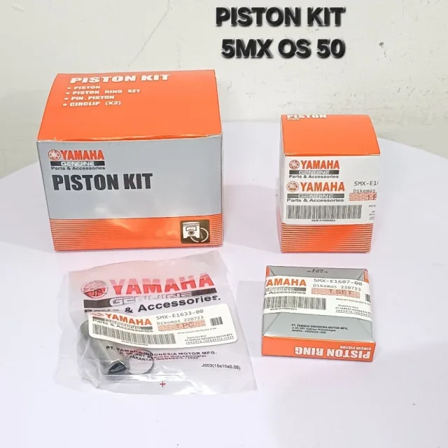 PISTON SEHER KIT SET RING PEN PISTON MIO KARBU LAMA SPORTY OS 50 0.50 5TL 5MX
