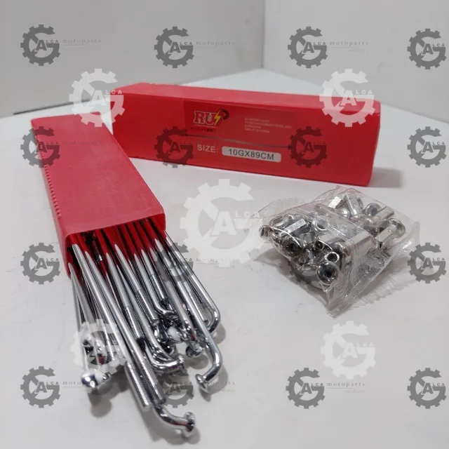 JARI JARI RUJI SPOKE CHROME MOTOR UK 10 X 89 120 154 157 159 164 184
