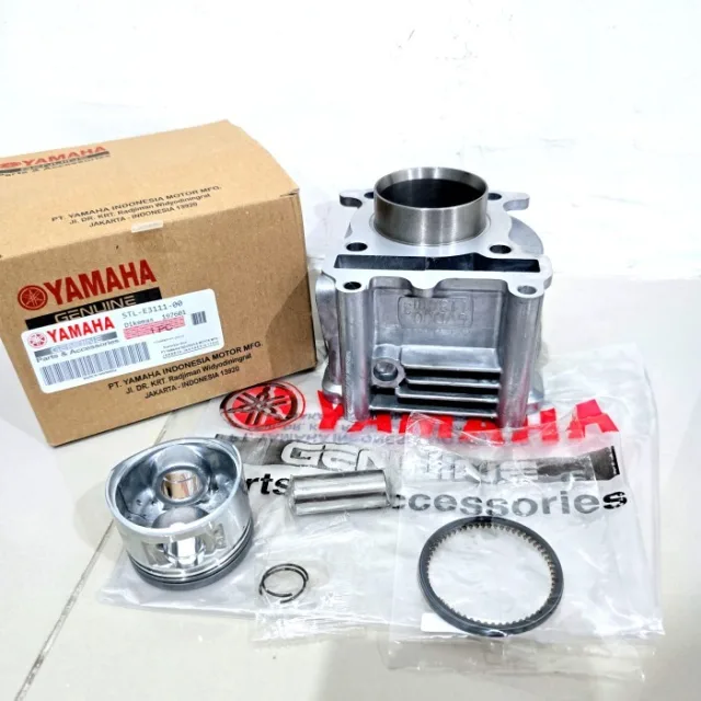 CYLINDER SILINDER BLOK SEHER SET PISTON KIT MIO KARBU LAMA STD 5TL J1L-2-01
