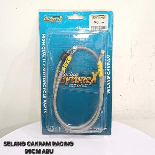 TALI KABEL SELANG REM CAKRAM RACING VARIASI 90 CM 90CM RACING ABU ABU