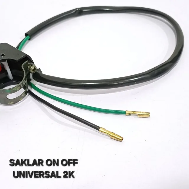 TOMBOL SAKLAR SWITCH UNIVERSAL ON OFF 2 KABEL