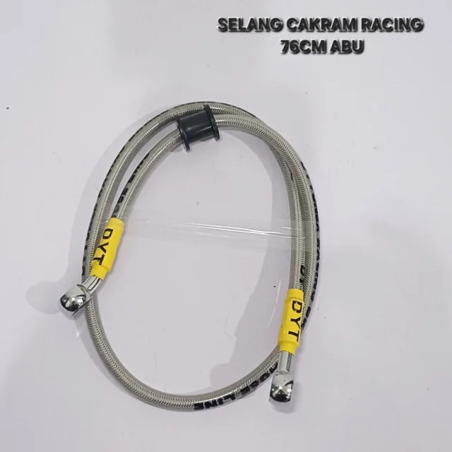 TALI KABEL SELANG REM CAKRAM RACING VARIASI 76 CM 76CM RACING ABU ABU