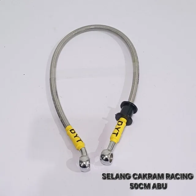TALI KABEL SELANG REM CAKRAM RACING VARIASI 50 CM 50CM RACING ABU ABU