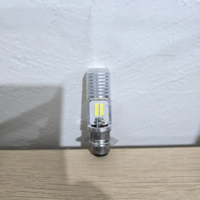 LAMPU BOHLAM DOP LED MOTOR BEBEK MATIC T19 PUTIH KAKI 1 AC DC 6 TITIK