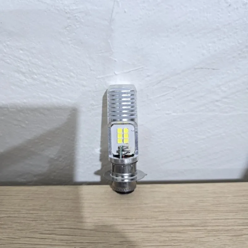 LAMPU BOHLAM DOP LED MOTOR BEBEK MATIC T19 PUTIH KAKI 1 AC DC 6 TITIK