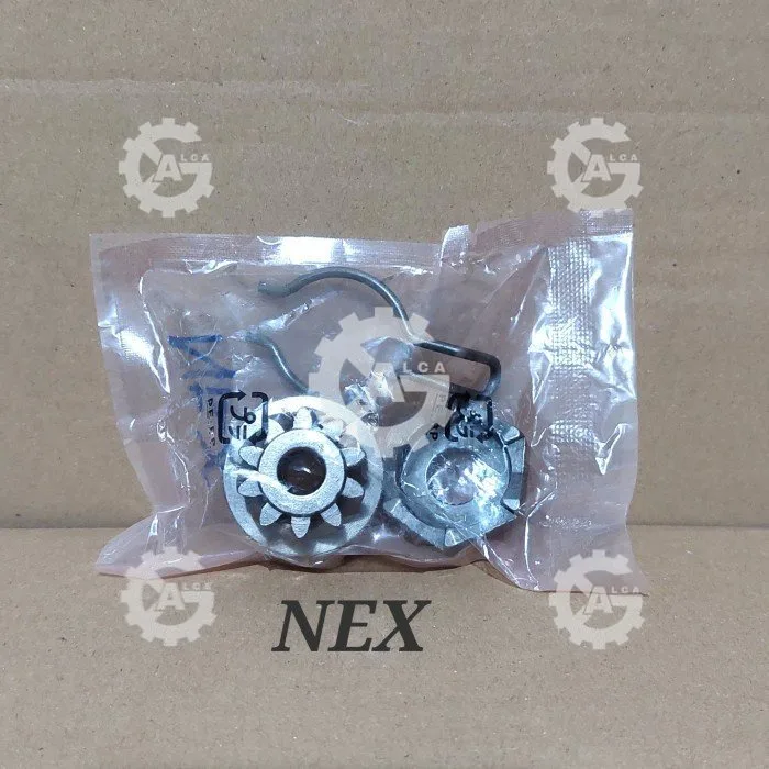 GIGI PINION SELAH LAWAN KICK STATER STARTER SUZUKI NEX 110 KARBU FI