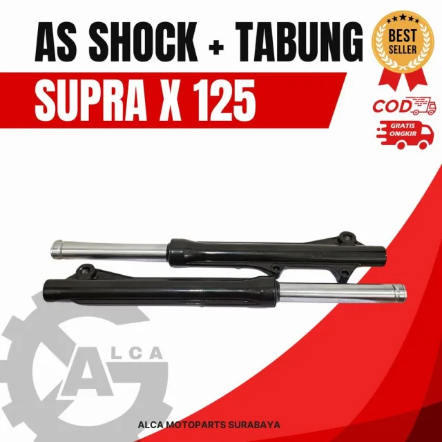 AS SHOCK SKOK DEPAN PLUS TABUNG SUPRA X 125 KARBU