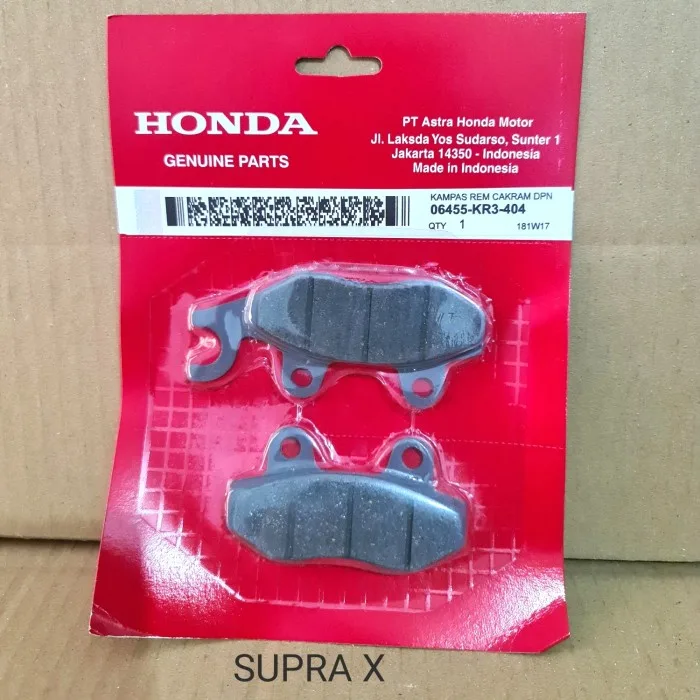 KAMPAS REM CAKRAM DISPAD DEPAN SUPRA X KR3