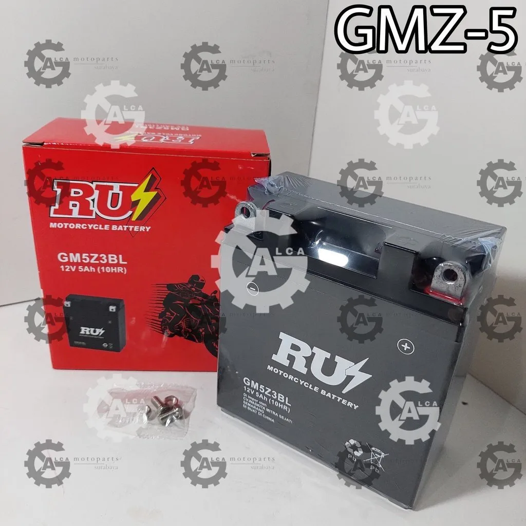 ACCU AKI KERING FULL KERING RUI GM5Z GM5 (AIR SUDAH TERISI)