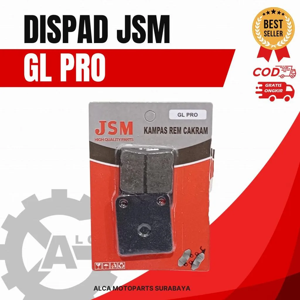 HRG PER 2 PAK DISPAD JSM KAMPAS REM CAKRAM DEPAN GL PRO MAX GLPRO NEOTECH HRG 2 PACK JSM