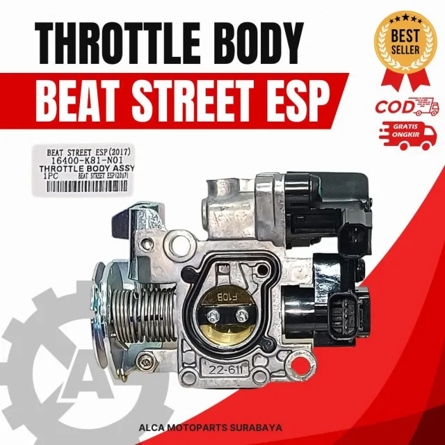 THROTTLE THROTEL BODY ASSY BEAT ESP 2017 K81