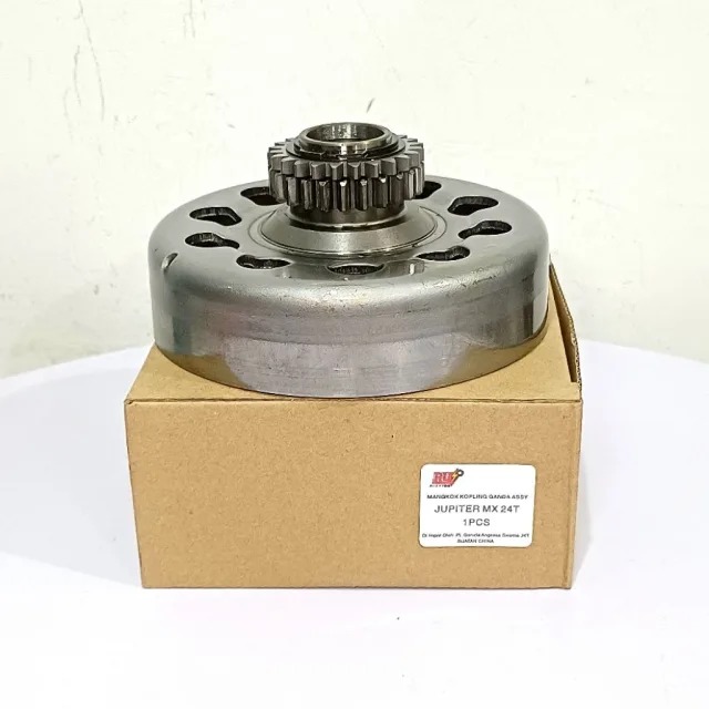 LONCENG RUMAH KOPLING GANDA MANGKOK ASSY JUPITER MX OLD LAMA GIGI 24 24T
